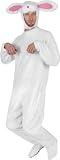 Adult White Plush Rabbit Costume