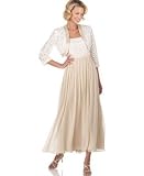 Calvin Klein Lace Chiffon Dress with Jacket