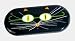Pylones Hard Shell Eyeglass Glasses Case, Black Cat w/ Mouse