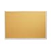 Quartet 2307 Quartet Cork Bulletin Board, Natural Cork/Fiberboard, 72 x 48, Aluminum Frame