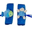 Car Seat Harness Pads, Strap Cover Buddies, Sea Collection-blue