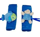 Car Seat Harness Pads, Sea Collection-blue