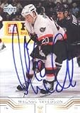 Darren Rumble, Ottawa Senators, 1994 Fleer Ultra Autographed Card