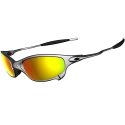 Oakley Juliet Men's Polarized Active Sports Wear Sunglasses - Polished/Fire Iridium