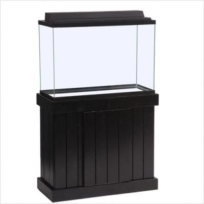 Marineland 29 Gallon Aquarium Ensemble with Pine Stand in Black Finish