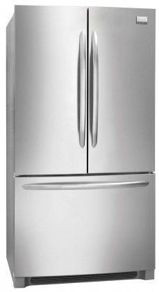 Frigidaire FGHG2344MF Gallery 22.6 Cu. Ft. French Door Counter-Depth Refrigerator - Stainless Steel