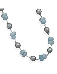 Baroque Pearl and Quartz Necklace