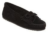 Minnetonka Kilty Suede Mocassin