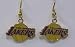 NBA Dangling Earrings - Los Angeles Lakers Logo (Quantity of 1)
