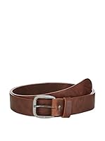 Werner Trachten Cinturón Jeansgürtel (Marrón)