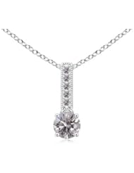 0.52 ct Round Diamond Bale Pendant