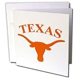 University - Texas Longhorn - Greeting Cards-12 Greeting Cards with envelopes