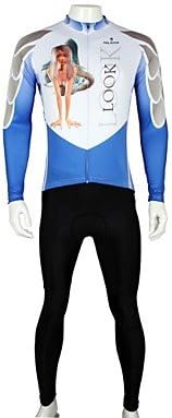 Ceiling Light's Men's Spring and Summer and Autumn Style 100% Polyester Mermaid Long Sleeved Cycling Suits