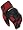 SONIC AIR 2.0 GLOVE RD/BK SIZE:LRG