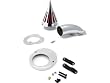 Yamaha V-Star Vstar 650 (All Years) Cruiser High Quality Chrome Billet Aluminum Cone Spike Air Cleaner Kit Intake Filter Motorcycle