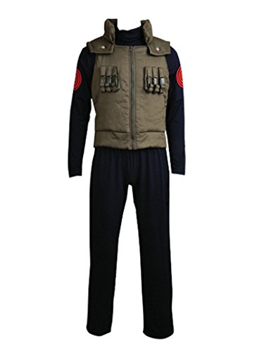 CosFantasy Naruto Kakashi Hatake Cosplay Costume Outfits mp000055