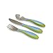 Gerber Graduates BPA Free 3 Pack Graduates Kiddy Cutlery Set (Green)