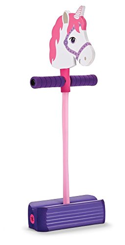Kidoozie Foam Unicorn Pogo Jumper - Fun and Safe Play - Encourages an Active Lifestyle - Makes Squeaky Sounds - For All Sizes, 250 Pound Capacity