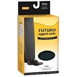 Futuro Mens Socks Dress Firm 20-30 mm/Hg Compression Brown (Fut56) - Large