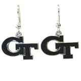 College Dangle Earrings - Georgia Tech Yellow Jackets