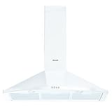 Brandt - AD1049W - Hotte D&eacute;cor / Chemin&eacute;e - Int&eacute;grable - 90 cm - Blanc