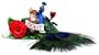Charming Tails You're A Beautiful Friend Mouse with Peacock Figurine