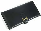 (エルメス)HERMES ベアン 二つ折り財布 ボックスカーフ GD ブラック F刻印 並行輸入品 HERMES 中古