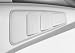 Roush 420093 Quarter Window Louver for Mustang