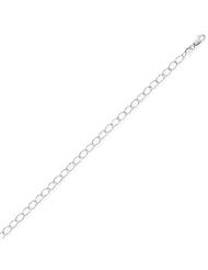 925 Sterling Silver 20 Inch 080 Open Cable Chain Necklace (4.8mm)
