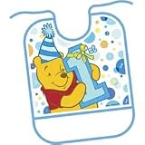 Winnie the Pooh 1st Birthday Boy Party Bib