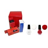 4x Konad Special Polish Red+white 11 Ml + Yellow + Violet 12 Ml + Buffer + Box