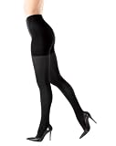 Spanx Womens Tights Banded Style # 128 (C, Black)