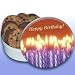 Happy Birthday Cake and Candles Cookie Gift Tin HB-CNDLS30-S