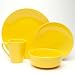 sengWare 4-Piece Classic Round Dinnerware Set, Pomello