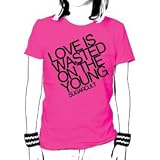 Buy Sugarcult - LOVE IS WASTED WoMens T-shirt, Hot Pink by Sugarcult
