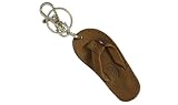 Rainbow Sandal Keychain Dark Brown
