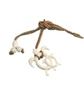 HAWAIIAN HONU SEA TURTLE & BABY CARVED BONE CHOKER/ NECKLACE