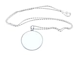 SE Necklace Magnifier - 2", 5x Power w/36" Silver Chain