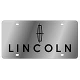 Lincoln - License Plate - Stainless Style by Eurosport Daytona