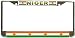 Niger Africa Flag Chrome Metal License Plate Frame Holder