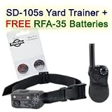 Sportdog SD-105S Remote LARGE Dog Training Collar + 2 Free Batteries