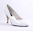 4 Inch Sexy Classic Pump Shoes High Heel Shoes White Patent