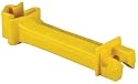 Zareba YTPX25N Electric Fence Yellow Wrap-Around T-Post Extender Insulator - 25 Pack