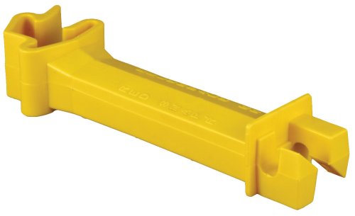 Zareba YTPX25N Electric Fence Yellow Wrap-Around T-Post Extender Insulator - 25 Pack Zareba YTPX25N Electric Fence Yellow Wrap-Around T-Post Extender Insulator - 25 Pack