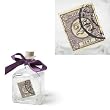 Stamp and Ribbon 5" High Decorated Small Apothecary Jar