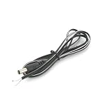 VideoSecu 10 Pieces Male 2.1mm Plug Power Pigtail Cord Wire 1FX