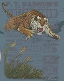 JUNIORS Ringling Brothers - Leaping Tiger Wide Neck Tee