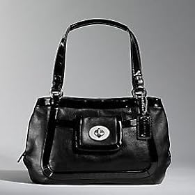 AUTHENTIC COACH CRICKET LEATHER SATCHEL (Black)