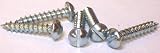 10 X 3/4 Self-Tapping Screws Slotted / Round Head / Type A / Steel / Zinc / 6,000 Pc. Carton