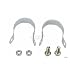 Dimension Zinc-Coated Steel Bottle Cage Clamps Plus Hardware, Bag of 10